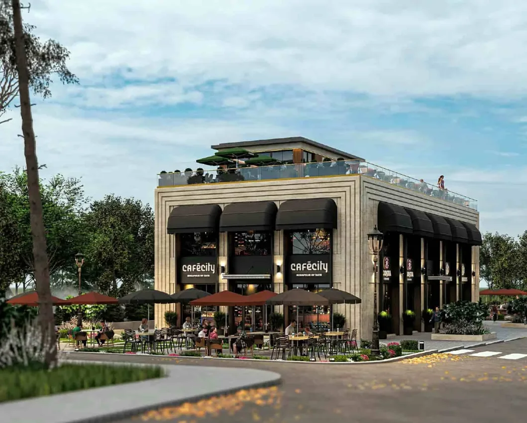 Garden Café — exterior visualization