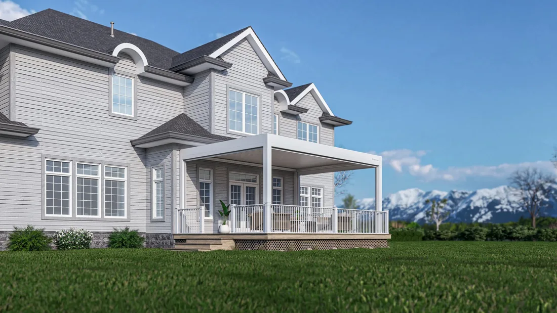 Garden Deck Residence — outdoor systems visualization