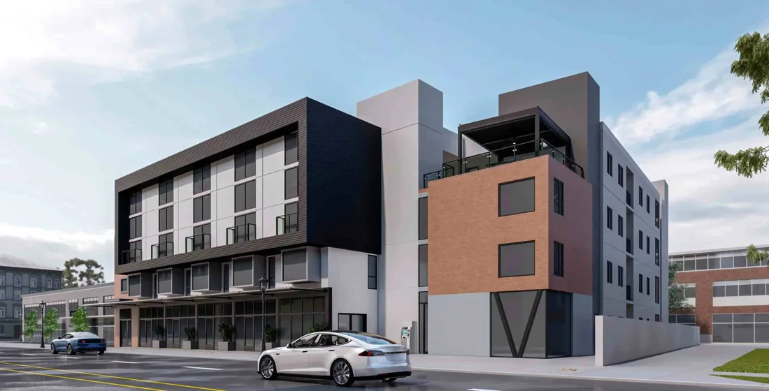 Urban Corner Building — large buildings visualization