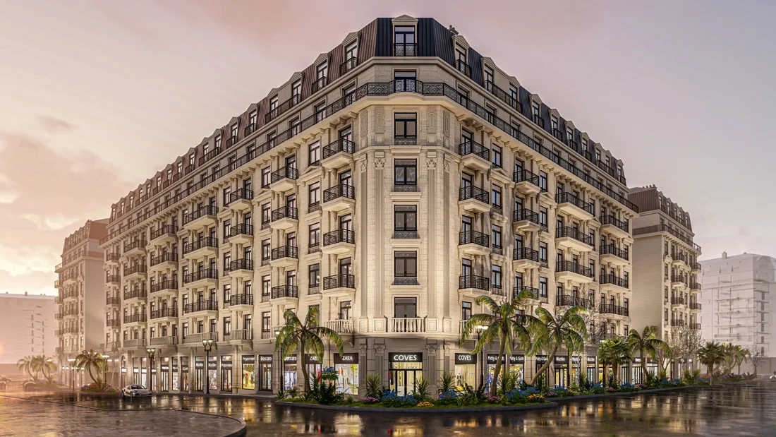 Baku White City — residential visualization
