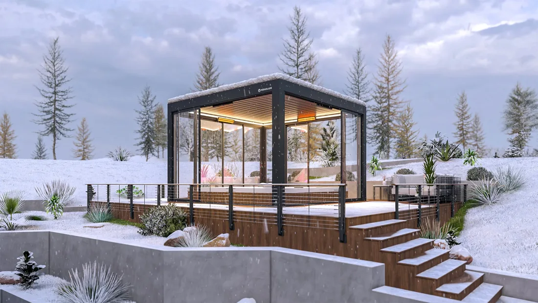Winter Garden Pavilion — outdoor systems visualization